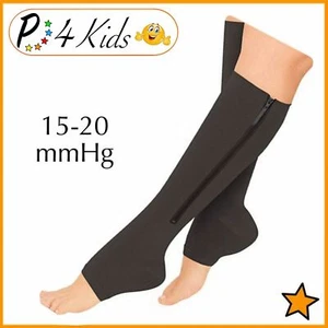 ๐ Presadee Kid's 15-20 mmHg Compression Leg Calf Circulation Open Closed Socks - Picture 1 of 9