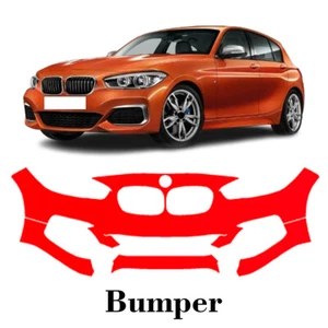 Front bumper PreCut PPF Paint Protection Film For BMW M135i M140i 2015-2018 - Picture 1 of 6