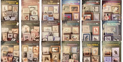 Vintage Cross My Heart Inc Counted Cross Stitch Pattern Booklets Lot Of 18 - Image 1 of 4