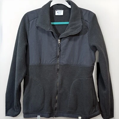 Champion Black Fleece Jacket,Sz LgZipper front and pockets, elastic cuffs, READ - Image 1 of 4