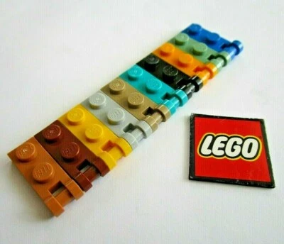 Lego Plate 1x2 with Handle & Closed Ends (Packs of 8)  Choose  Colour - 60478  - Image 1 of 2