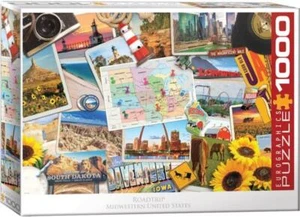 Eurographics Jigsaw Puzzle; Midwestern U.S. Road Trip; 1000 pieces - Picture 1 of 2