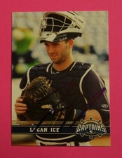 2017 Grandstand, Lake County Captains - LOGAN ICE - autographed