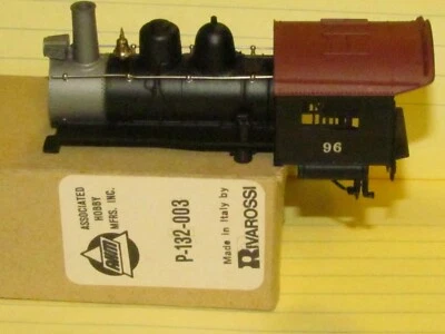 P-132-003 SHIFTER AND 0-4-0 CAB # 96, BOILER CASTING/SHELL BY AHM RIVAROSSI NEW - Image 1 of 4