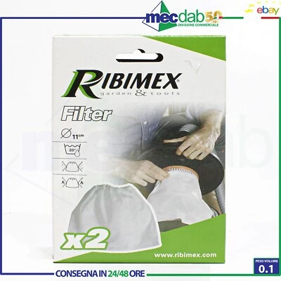 Prefiltro Lavabile Per Bidone Aspiracenere Ceneril Ed Altri Modelli Ribimex 2 PZ