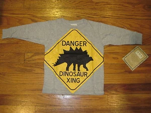 Mulberribush Tumbleweed Cool Dinosaur Crossing L/S T-Shirt  - Boy's 2T - NWT - Picture 1 of 2