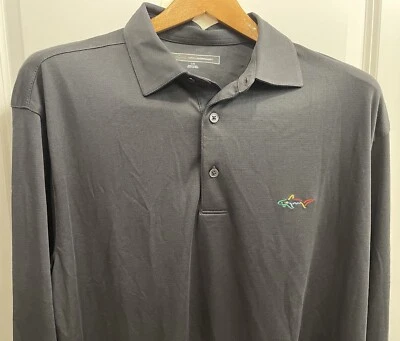 Greg Norman Shark Manga Larga Grande Negro 30” Largo Nuevo con Etiquetas Clima Frío Golf Foto 1 de 4