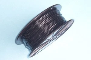 Schwarz Vinyl beschichtetes Drahtseil Kabel, 1/16 - 3/32, 7x7, 500 Fuß Rolle - Bild 1 von 1