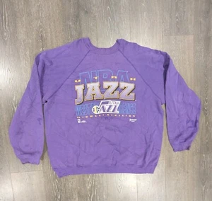 Vintage Utah Jazz Sweatshirt 3XL Tall NBA Jostens USA *Distressed Please Read* - Picture 1 of 14