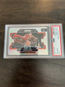 2022 Panini Mojo Prizm WWE Wrestling #45 John Cena 18/25 PSA 10 GEMA COMO NUEVO - Imagen 1 de 3