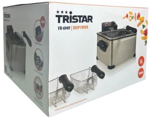 Tristar FR-6949 5 Liter Kaltzonen Fritteuse 2.000 Watt Edelstahl - Bild 1 von 1