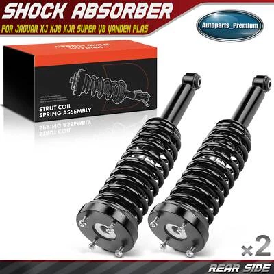 2x Rear Complete Strut & Spring Assembly for Jaguar Super V8 Vanden Plas XJ XJ8 - Image 1 of 4
