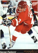 1993-94 (RED WINGS) Pinnacle Canadian #54 Sergei Fedorov