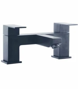 Trisen Kawa Two Handle Bath Filler TT925 - Matte Black - Picture 1 of 1