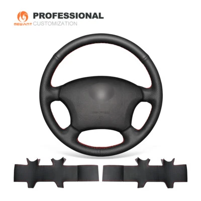 Genuine Leather Steering Wheel Cover for Toyota Land Cruiser Prado Camry Kluger Foto 1 de 4