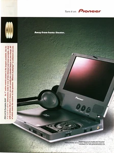 1999 PRINT AD - PIONEER PDV-LC10 PORTABLE DVD PLAYER AD - AWAY FROM HOME THEINO - Bild 1 von 1