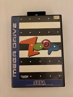 MEGADRIVE ZOOP GAME BOXED WITH MANUAL TESTED AND WORKING - Image 1 of 2
