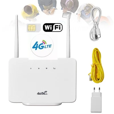 CPE106-E 4G LTE ROUTER SIM KARTE, WLAN ROUTER, 300 MBIT/S WLAN, SIM-KARTENSTECK - Bild 1 von 4