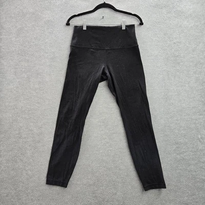 Lululemon Women Activewear Pants 8 Black Align II Legging Yoga Logo 25" Inseam - Image 1 of 4