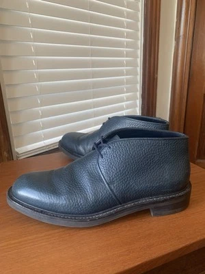 JOHN LOBB 7.5 E 英国 / 8.5D 美国 GROVE 蓝色 SCOTCH GRAIN CHUKKA 靴子 — 第 1/4 张图片