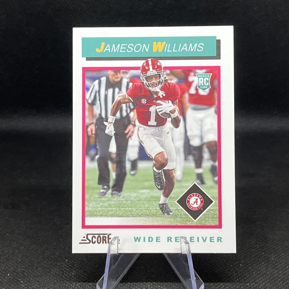 2022 Panini Score #TB9 Jameson Williams Detroit Lions Rookie Rc Throwback - Image 1 of 1