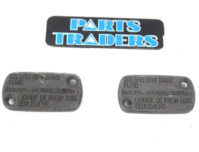 Tapa de cilindro maestro de freno delantero genuino Honda (juego de 2) CR/CRF 125/150/250/450 Foto 1 de 2