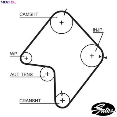 TIMING BELT 5355XS FOR SUZUKI GRAND/VITARA/XL-7/NOMADE/ESCUDO SIDEKICK  KIA - Image 1 of 4
