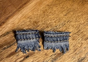 Orecchini a perno denim blu denim  - Foto 1 di 5