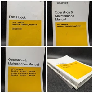 Daewoo G25P-3 GC25P-3 D30S-3 G30E-3 Gabelstapler Owner Operator Maintenance Manuals - Bild 1 von 5