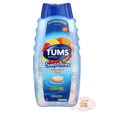 TUMS Antacid Extra Strength Smoothies 140 Tablets - Image 1 of 4
