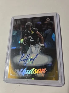 2025 Kobe Hudson /100 Luminance Gold Ice Auto/Autograph CAROLINA PANTHERS RC - Picture 1 of 2