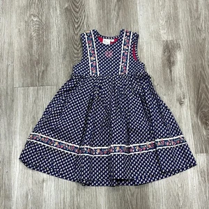 RAR Vintage 80er Vera Bradley Kinder Stepp Pullover Gr. S Royal Muster - Bild 1 von 5