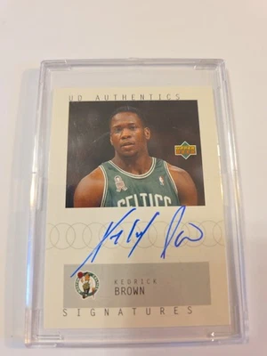 2002 Upperdeck Authentics Autograph Kedrick Brown - Image 1 of 2