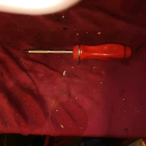 Snap On Magnetic Ratcheting Screwdriver SSDMR4A 1/4" Bits(4) W/cap Red Hard Hand - Picture 1 of 4