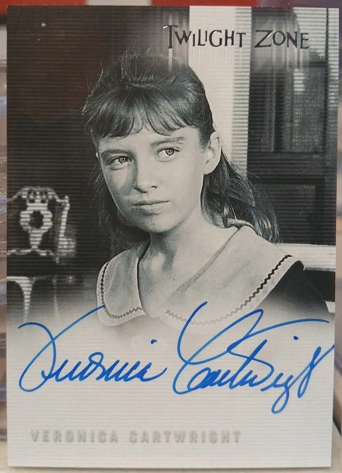 Twilight Zone Series 4 Veronica Cartwright cartão de autógrafo A77 Anne Rogers 2005  - Imagem 1 de 2