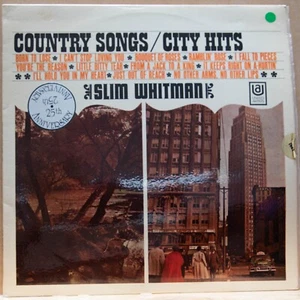 SLIM WHITMAN - COUNTRY SONGS / CITY HITS - Vinyl LP - UA - 1964 - VG (2060) - Picture 1 of 5