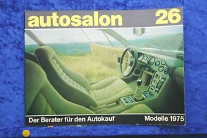 Salón del Automóvil en forma de libro n.o 26 (c) todos los modelos de 1975 catálogo de coches - Imagen 1 de 1