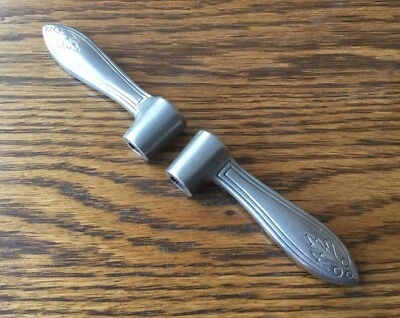 Manijas de puerta Jordan de la década de 1920 de colección interiores antiguos raros tempranos- Foto 1 de 4