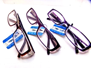 3 READING GLASSES Classic compact retro vintage fashion Reader +2.0 - Picture 1 of 4