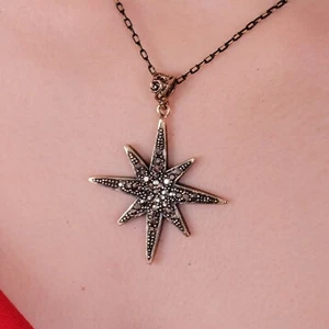 Collar | Collar Estrella del Norte EliPOT Hecho a Mano Turco Joyería Fina Colgante - Imagen 1 de 6