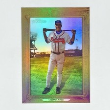 2007 Topps Turkey Red Chrome Refractors Chipper Jones /999 #40 Atlanta Braves