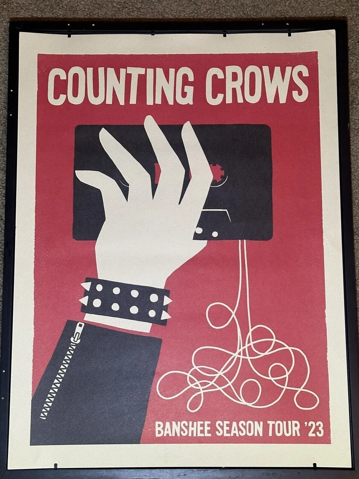 Counting Crows’ Official 2023 “Banshee Season” TOUR POSTER! - Image 1 of 1