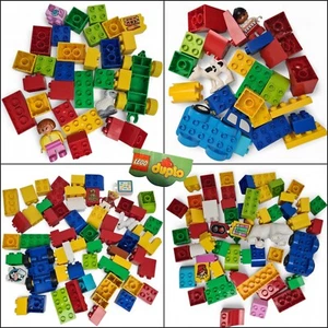 Duplo Bundle 250g/ 500g Mixed Bricks Figures & Vehicle Genuine & Clean Lego - Picture 1 of 29
