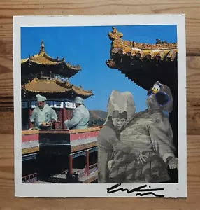 Cartrain Collage Original Arte Callejero Urbano Banksy Damien Hirst Gilbert & George - Imagen 1 de 6