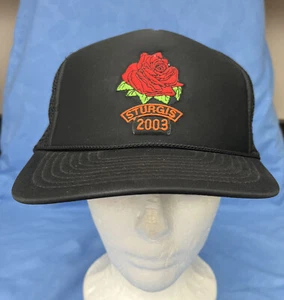 Gorra de béisbol Sturgis 2003 negra sombrero motocicleta motociclista - Imagen 1 de 5
