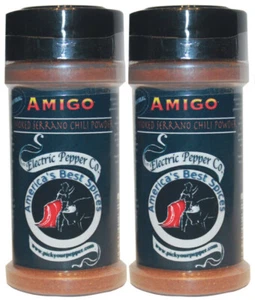 Chili Pepper Powder Hot Spice Chipotle Smoked Serrano Seasoning Bottle Gift Set - Picture 1 of 3