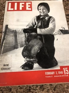 Life Magazine - February 2, 1948 (DX-36) Maine. School Boy - Picture 1 of 11