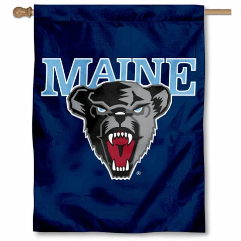 University of Maine Two Sided House Flag Cover