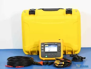Monitor de alimentación trifásico Fluke 3540 FC monitor de estado registrador PQA NIST calibrado - Imagen 1 de 8