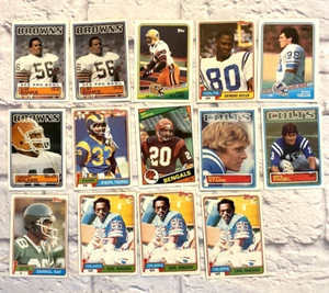 1981-1988 Topps Rookie Card Lot (14) Chip Banks x2 Roaches x3 Stark RC - Bild 1 von 5